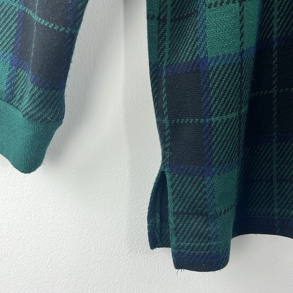 Cathy Daniels Vintage Green Plaid Fancy Metal Buttons Sweater Womens Size M - Picture 8 of 12